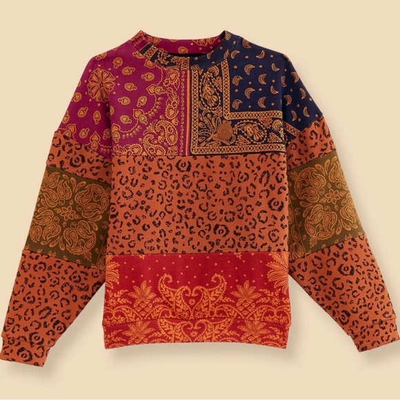 Farm Rio Oversized Crewneck Sweatshirt - Picture 1 of 3